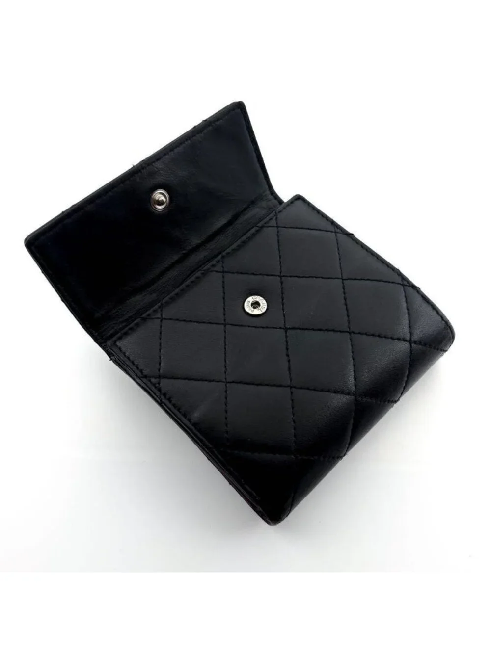 Chanel Wallet Quilted Lamb Hook Bifold